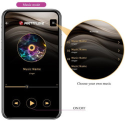 PRETTY LOVE - ELVIRA BOLA DE KEGEL CON CONTROL REMOTO MEDIANTE APP MORADO