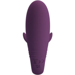 PRETTY LOVE - APLICACIÓN DE VIBRADOR JAYLEEN CON CONTROL REMOTO MORADO
