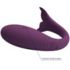 PRETTY LOVE - APLICACIÓN DE VIBRADOR JAYLEEN CON CONTROL REMOTO MORADO