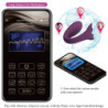PRETTY LOVE - APLICACIÓN DE VIBRADOR JAYLEEN CON CONTROL REMOTO MORADO