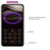 PRETTY LOVE - APLICACIÓN DE VIBRADOR JAYLEEN CON CONTROL REMOTO MORADO