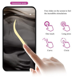 PRETTY LOVE - APLICACIÓN DE VIBRADOR JAYLEEN CON CONTROL REMOTO MORADO