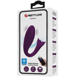 PRETTY LOVE - APLICACIÓN DE VIBRADOR JAYLEEN CON CONTROL REMOTO MORADO