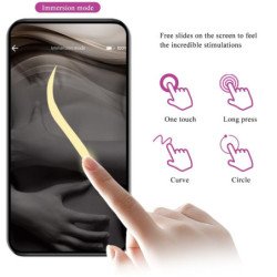 PRETTY LOVE - VIBRADOR CATALINA CON CONTROL REMOTO Y APLICACIÓN MORADO