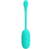 PRETTY LOVE - HUEVO VIBRATORIO RECARGABLE KIRK AQUA GREEN