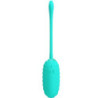PRETTY LOVE - HUEVO VIBRATORIO RECARGABLE KIRK AQUA GREEN