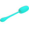 PRETTY LOVE - HUEVO VIBRATORIO RECARGABLE KIRK AQUA GREEN