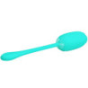 PRETTY LOVE - HUEVO VIBRATORIO RECARGABLE KIRK AQUA GREEN