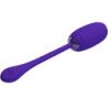 PRETTY LOVE - HUEVO VIBRATORIO RECARGABLE KIRK MORADO