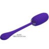 PRETTY LOVE - HUEVO VIBRATORIO RECARGABLE KIRK MORADO