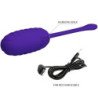PRETTY LOVE - HUEVO VIBRATORIO RECARGABLE KIRK MORADO