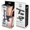 ARNÉS DE ATRACCIÓN - VIBRADOR DE DOBLE PENETRACIÓN RODNEY 18 CM -O- 3,5 CM