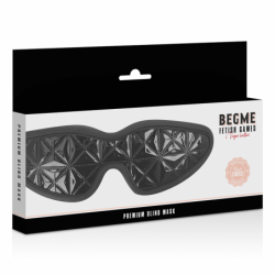 BEGME - MASCARILLA PREMIUM PARA CIEGAS EDICIÓN NEGRA CON FORRO DE NEOPRENO