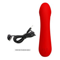 AMOR PRECIOSO - VIBRADOR RECARGABLE CETUS ROJO