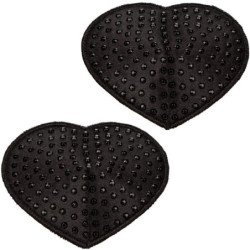CALEXOTICS - PROTECTORES DE PEZONES CON FORMA DE CORAZÓN Y DISEÑO DE JOYAS RADIANCE