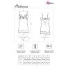 LIVCO CORSETTI FASHION - MAKREZIAN LC 90545 CAMISA + BRAGUITA NEGRA