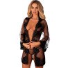 LIVCO CORSETTI FASHION - HERINA LC XG056 BATA + PANTY NEGRO TALLA ÚNICA