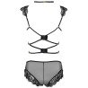 LIVCO CORSETTI FASHION - PALMENOM LC 90614 SUJETADOR + BRAGUITA NEGRO