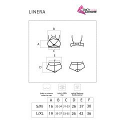 LIVCO CORSETTI FASHION - COLECCIÓN LINERA FOR THE SENSES SUJETADOR + BRAGUITA NEGRO