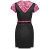 LIVCO CORSETTI FASHION - KUMIKO LC 90428 BATA + BRAGUITA NEGRA L/XL