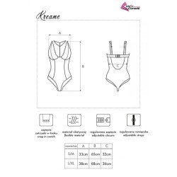LIVCO CORSETTI FASHION - KREAME LC 90546 BODY NEGRO L/XL