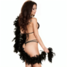 CHILIROSE - CR 3635 BODY CON FLORES SIN ENTREPIERNA ROJO S/M