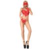 CHILIROSE - CR 3882 CONJUNTO BODY SIN ENTREPIERNA ROJO S/M