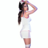 CHILIROSE - CR 4160 DISFRAZ TOP Y FALDA ENFERMERA L/XL