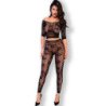 CHILIROSE - CR 4661 TOP Y LEGGINGS NEGRO S/M