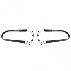 OHMAMA FETISH - PINZAS PARA EL CLÍTORIS CON CORREAS PARA LAS PIERNAS
