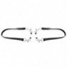 OHMAMA FETISH - PINZAS PARA EL CLÍTORIS CON CORREAS PARA LAS PIERNAS