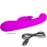 PRETTY LOVE - VIBRADOR LAMAR RABBIT Y VIOLET G SPOT