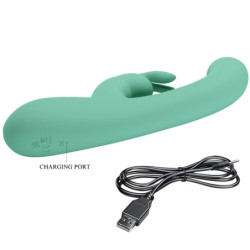 PRETTY LOVE - VIBRADOR LAMAR RABBIT Y PUNTO G VERDE