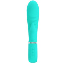 PRETTY LOVE - VIBRADOR MULTIFUNCIÓN PARA EL PUNTO G DE PRESCOTT, COLOR VERDE AGUA