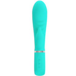 PRETTY LOVE - VIBRADOR MULTIFUNCIÓN PARA EL PUNTO G DE PRESCOTT, COLOR VERDE AGUA