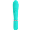 PRETTY LOVE - VIBRADOR MULTIFUNCIÓN PARA EL PUNTO G DE PRESCOTT, COLOR VERDE AGUA