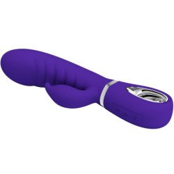 PRETTY LOVE - VIBRADOR MULTIFUNCIONAL PARA EL PUNTO G DE PRESCOTT, COLOR MORADO