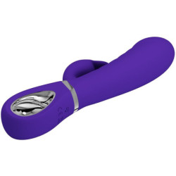 PRETTY LOVE - VIBRADOR MULTIFUNCIONAL PARA EL PUNTO G DE PRESCOTT, COLOR MORADO