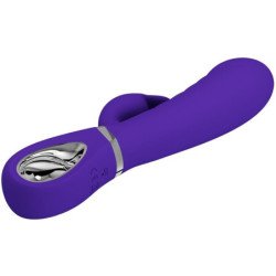 PRETTY LOVE - VIBRADOR MULTIFUNCIONAL PARA EL PUNTO G DE PRESCOTT, COLOR MORADO