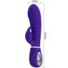 PRETTY LOVE - VIBRADOR MULTIFUNCIONAL PARA EL PUNTO G DE PRESCOTT, COLOR MORADO