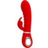 PRETTY LOVE - VIBRADOR MULTIFUNCIÓN PARA EL PUNTO G DE PRESCOTT, ROJO