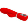 PRETTY LOVE - VIBRADOR MULTIFUNCIÓN PARA EL PUNTO G DE PRESCOTT, ROJO