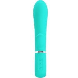 PRETTY LOVE - VIBRADOR MULTIFUNCIÓN PARA EL PUNTO G DE THOMAS, COLOR VERDE AGUA