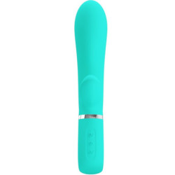 PRETTY LOVE - VIBRADOR MULTIFUNCIÓN PARA EL PUNTO G DE THOMAS, COLOR VERDE AGUA