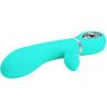 PRETTY LOVE - VIBRADOR MULTIFUNCIÓN PARA EL PUNTO G DE THOMAS, COLOR VERDE AGUA