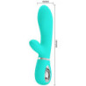 PRETTY LOVE - VIBRADOR MULTIFUNCIÓN PARA EL PUNTO G DE THOMAS, COLOR VERDE AGUA