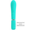 PRETTY LOVE - VIBRADOR MULTIFUNCIÓN PARA EL PUNTO G DE THOMAS, COLOR VERDE AGUA