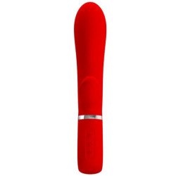PRETTY LOVE - VIBRADOR MULTIFUNCIÓN PARA EL PUNTO G DE THOMAS, ROJO