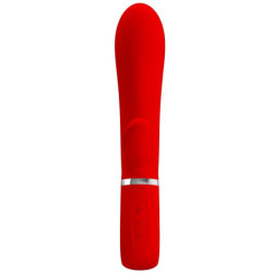 PRETTY LOVE - VIBRADOR MULTIFUNCIÓN PARA EL PUNTO G DE THOMAS, ROJO