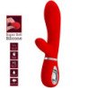 PRETTY LOVE - VIBRADOR MULTIFUNCIÓN PARA EL PUNTO G DE THOMAS, ROJO